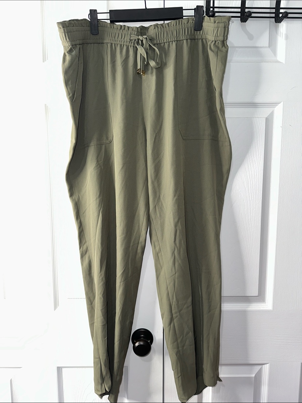 Olive Drawstring Men’s Pants